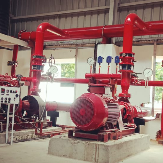 Helio Engineering Fire water pump house Re Erection Projects