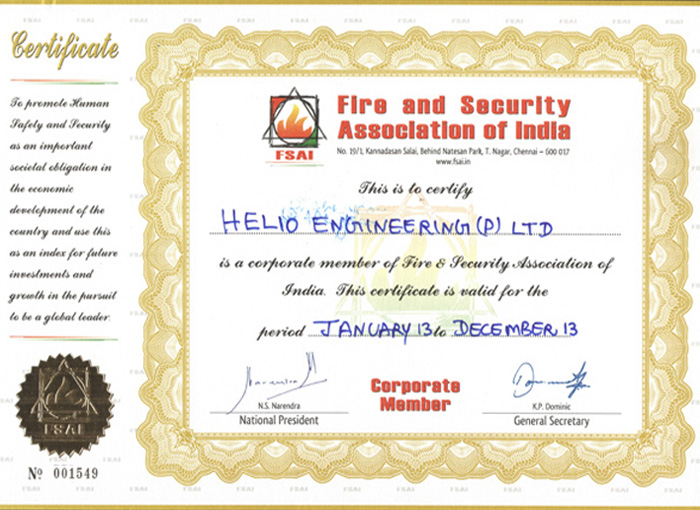 Helio Engineering Certification